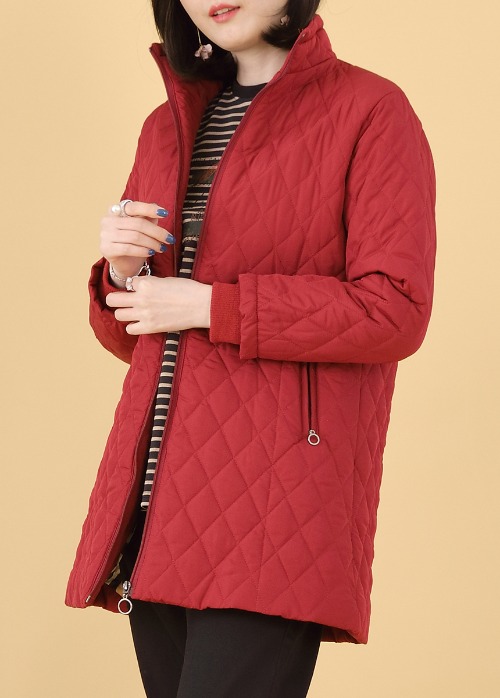 애비뉴투지 엄마옷 단풍 누빔 차이나 여성 봄 가을 초겨울 하프 재킷 J11224 50대 60대 중년여성